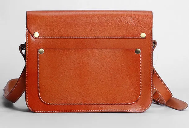 Handmade leather men Satchel bag messenger large vintage shoulder bag vintage bag