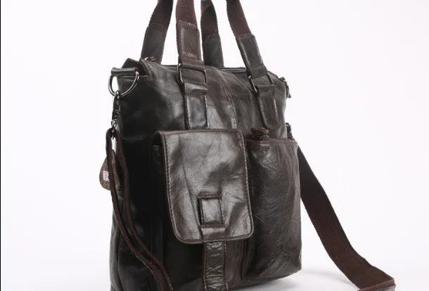 Handmade leather men satchel bag messenger large vintage shoulder laptop bag vintage bag