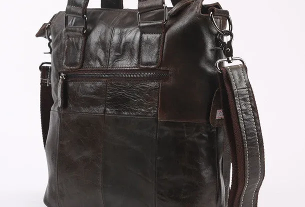 Handmade leather men satchel bag messenger large vintage shoulder laptop bag vintage bag