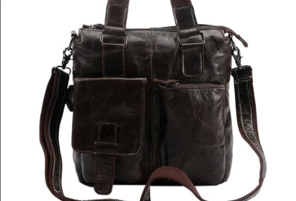 Handmade leather men satchel bag messenger large vintage shoulder laptop bag vintage bag
