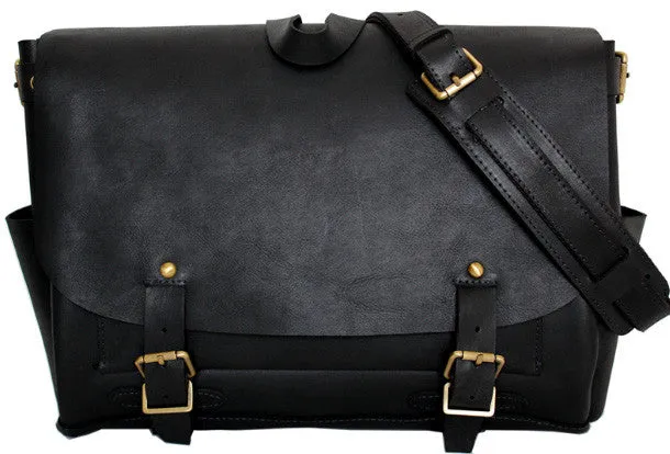 Handmade leather mens Briefcases messenger bagshoulder vintage laptop bag