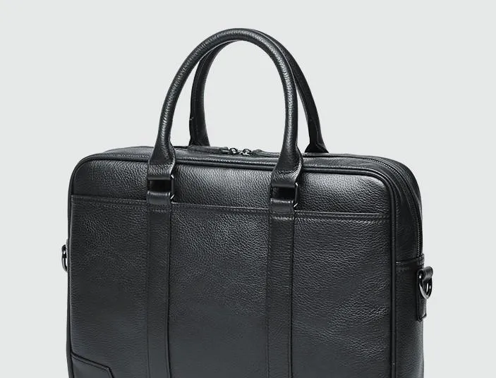 Handmade Leather Mens Cool Messenger Bag Work Bag Business Bags Briefcase Bag for men