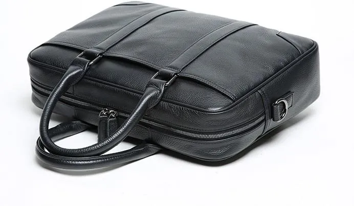 Handmade Leather Mens Cool Messenger Bag Work Bag Business Bags Briefcase Bag for men