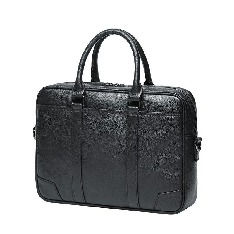 Handmade Leather Mens Cool Messenger Bag Work Bag Business Bags Briefcase Bag for men
