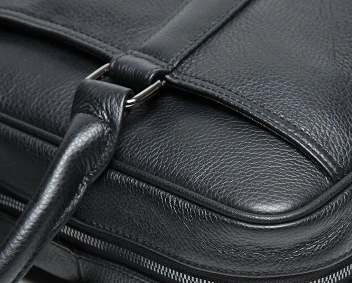 Handmade Leather Mens Cool Messenger Bag Work Bag Business Bags Briefcase Bag for men