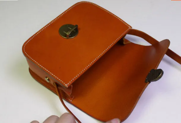 Handmade Leather shoulder bag black vintage for women leather crossbody bag
