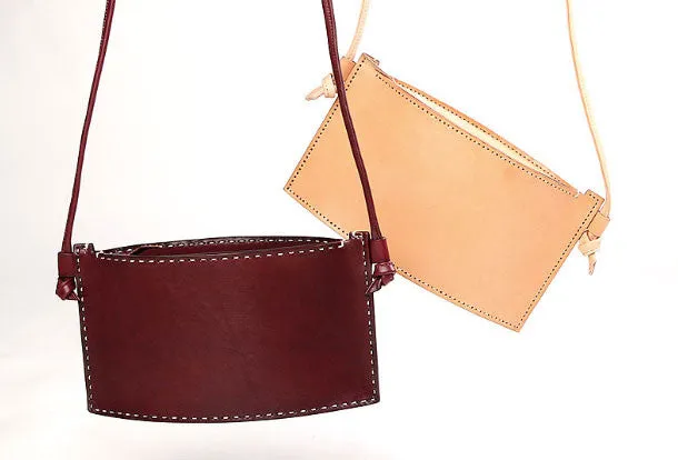 Handmade mini purse leather cute crossbody bag purse shoulder bag for women
