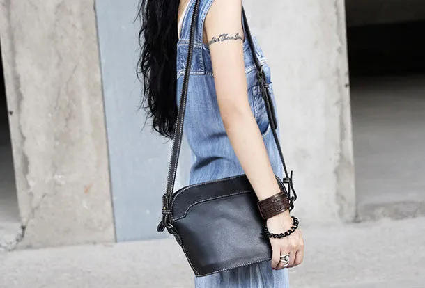 Handmade purse leather small crossbody bag purse shoulder bag for women