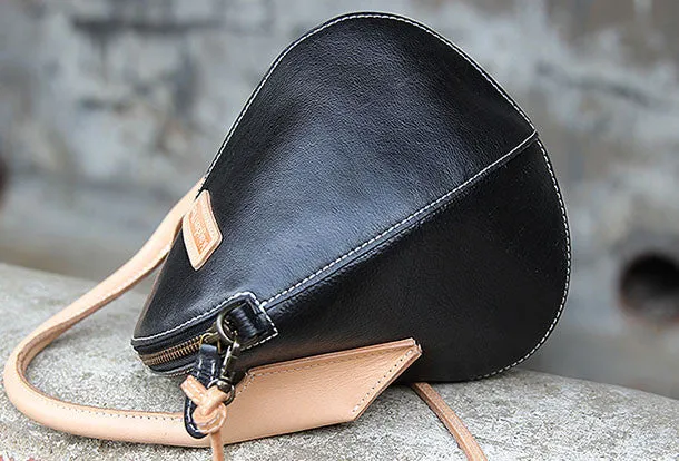 Handmade Unique Leather Small Handbags Shoulder Bag for Women