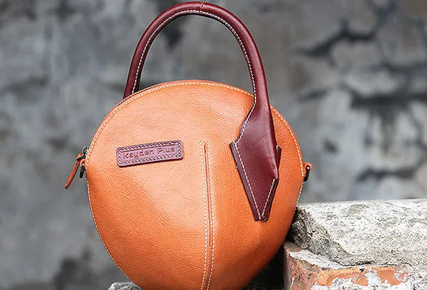 Handmade Unique Leather Small Handbags Shoulder Bag for Women