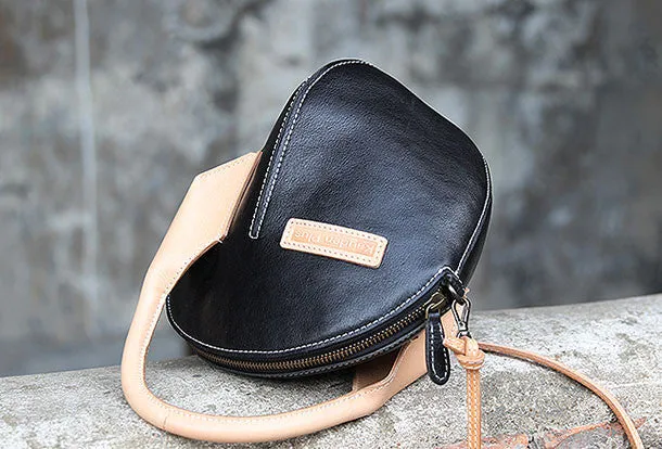 Handmade Unique Leather Small Handbags Shoulder Bag for Women