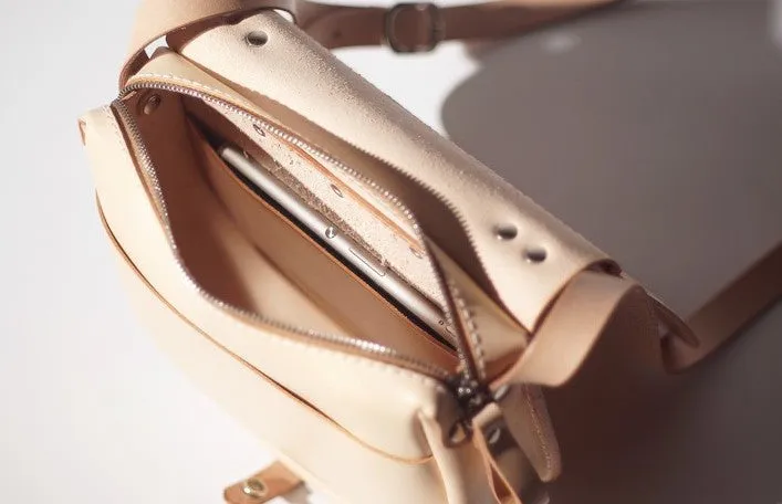 Handmade Womens Leather Saddle Shoulder Bag Purse Saddle Handbag Bag for Women