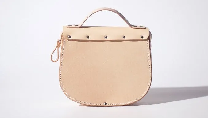 Handmade Womens Leather Saddle Shoulder Bag Purse Saddle Handbag Bag for Women