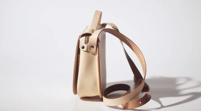 Handmade Womens Leather Saddle Shoulder Bag Purse Saddle Handbag Bag for Women