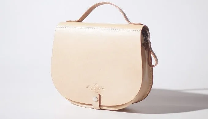 Handmade Womens Leather Saddle Shoulder Bag Purse Saddle Handbag Bag for Women