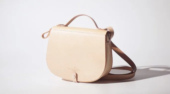 Handmade Womens Leather Saddle Shoulder Bag Purse Saddle Handbag Bag for Women