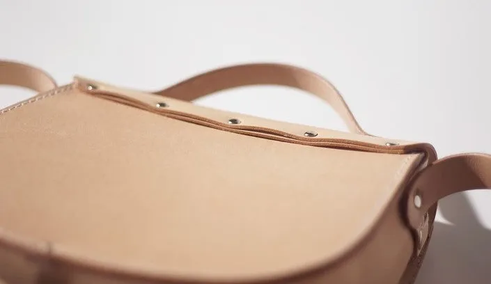 Handmade Womens Leather Saddle Shoulder Bag Purse Saddle Handbag Bag for Women