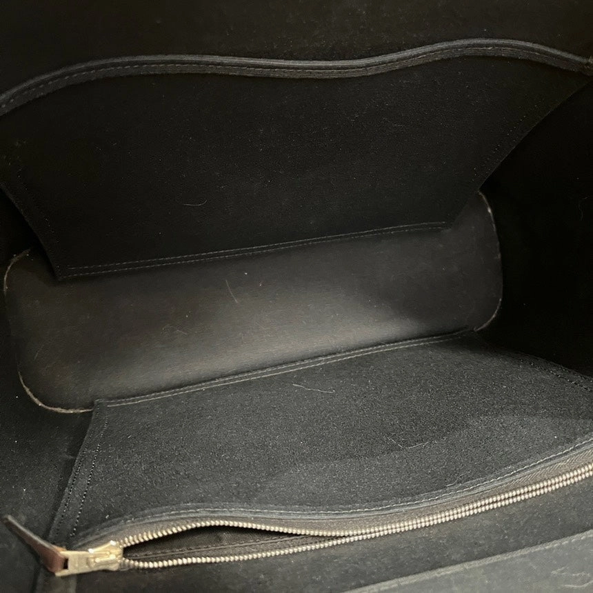 Hermes Cabag Black Shoulder Bag Square Frame