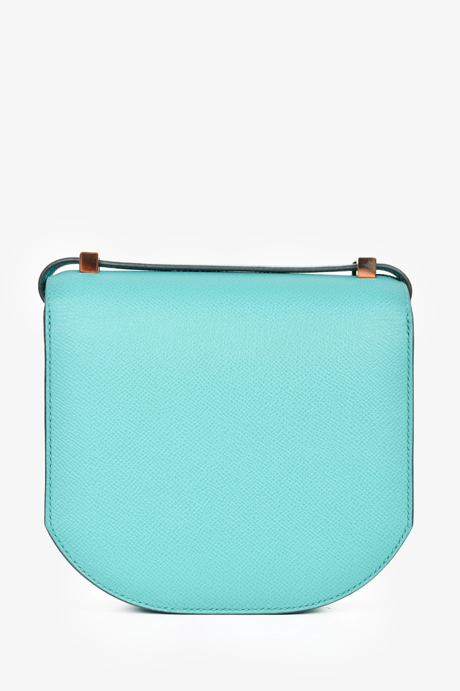 Herms 2019 Teal Epsom Leather Mosaique Au 24-17 Crossbody Bag