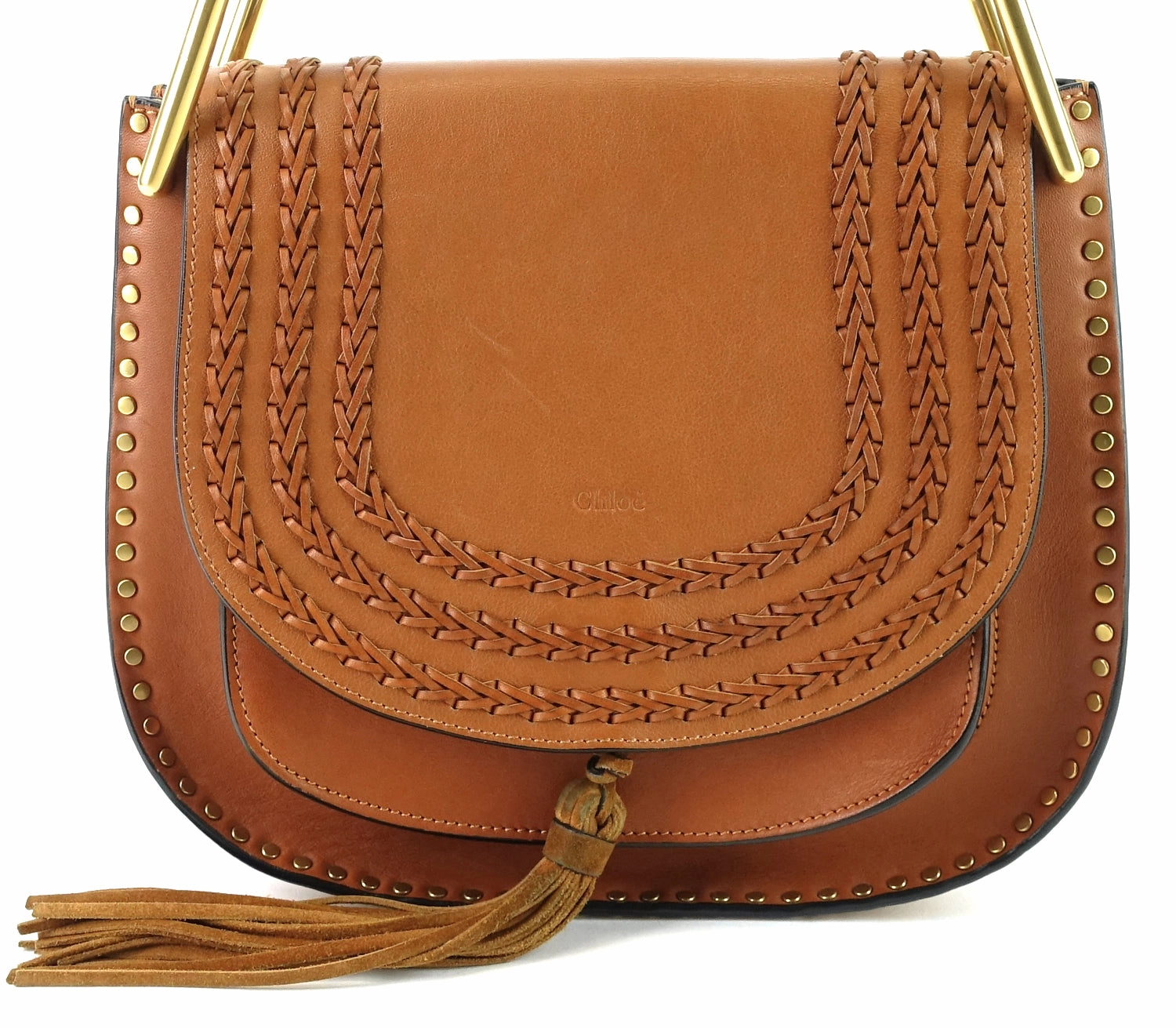 Hudson Whipstitch Medium Calf Leather Bag