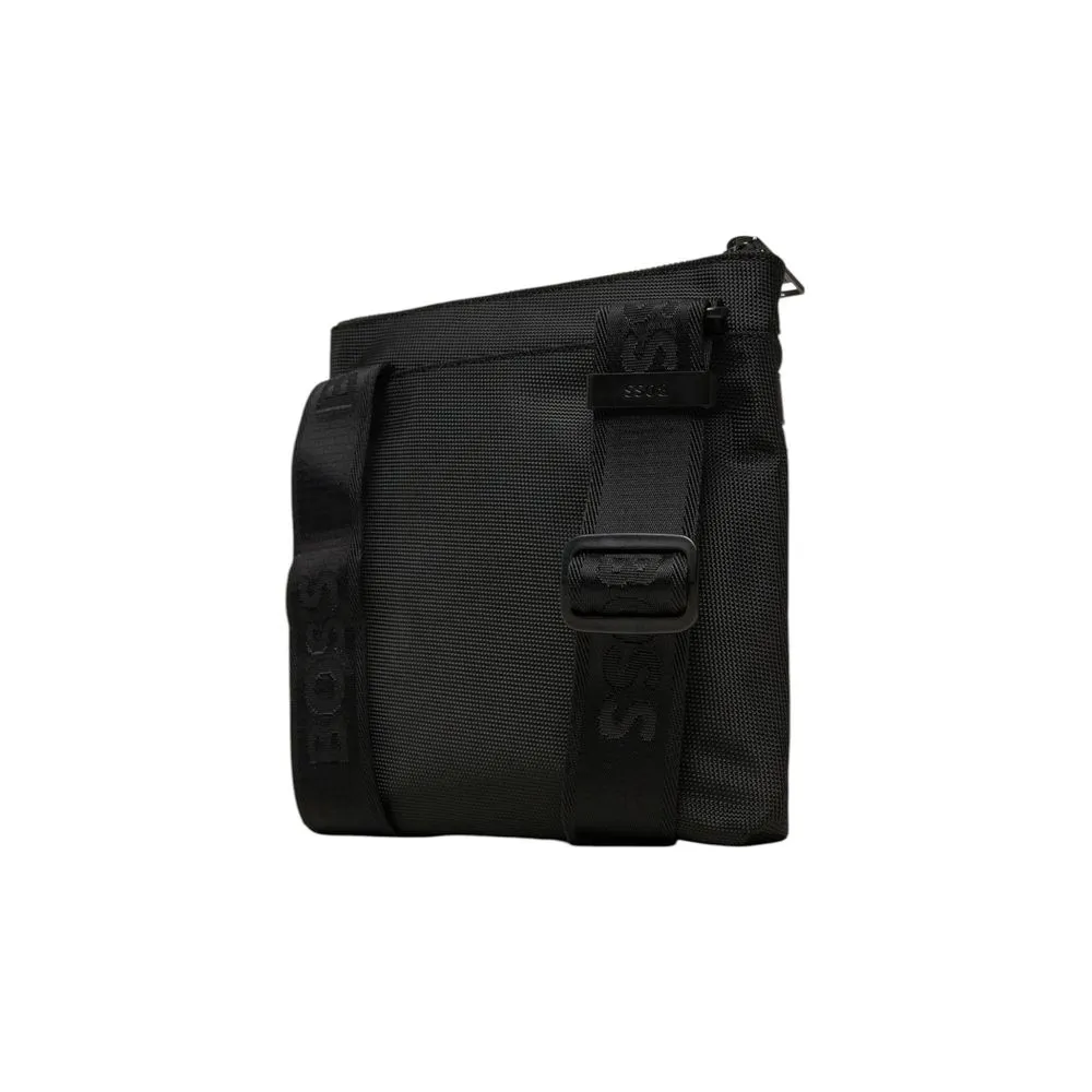 Hugo Boss Black Recycled Polyester Messenger Bag