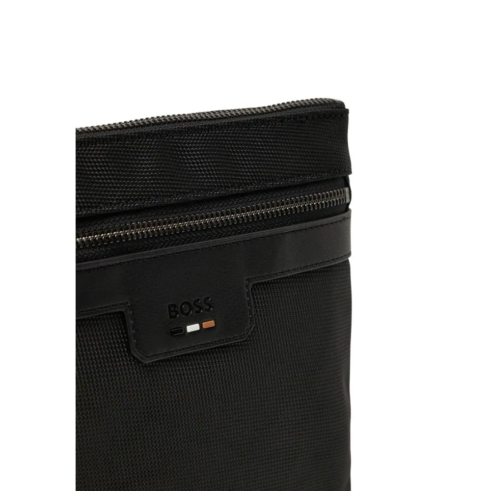 Hugo Boss Black Recycled Polyester Messenger Bag