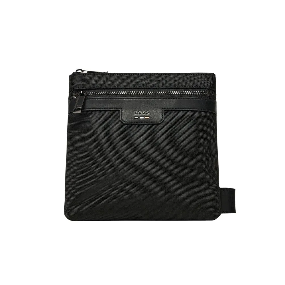 Hugo Boss Black Recycled Polyester Messenger Bag