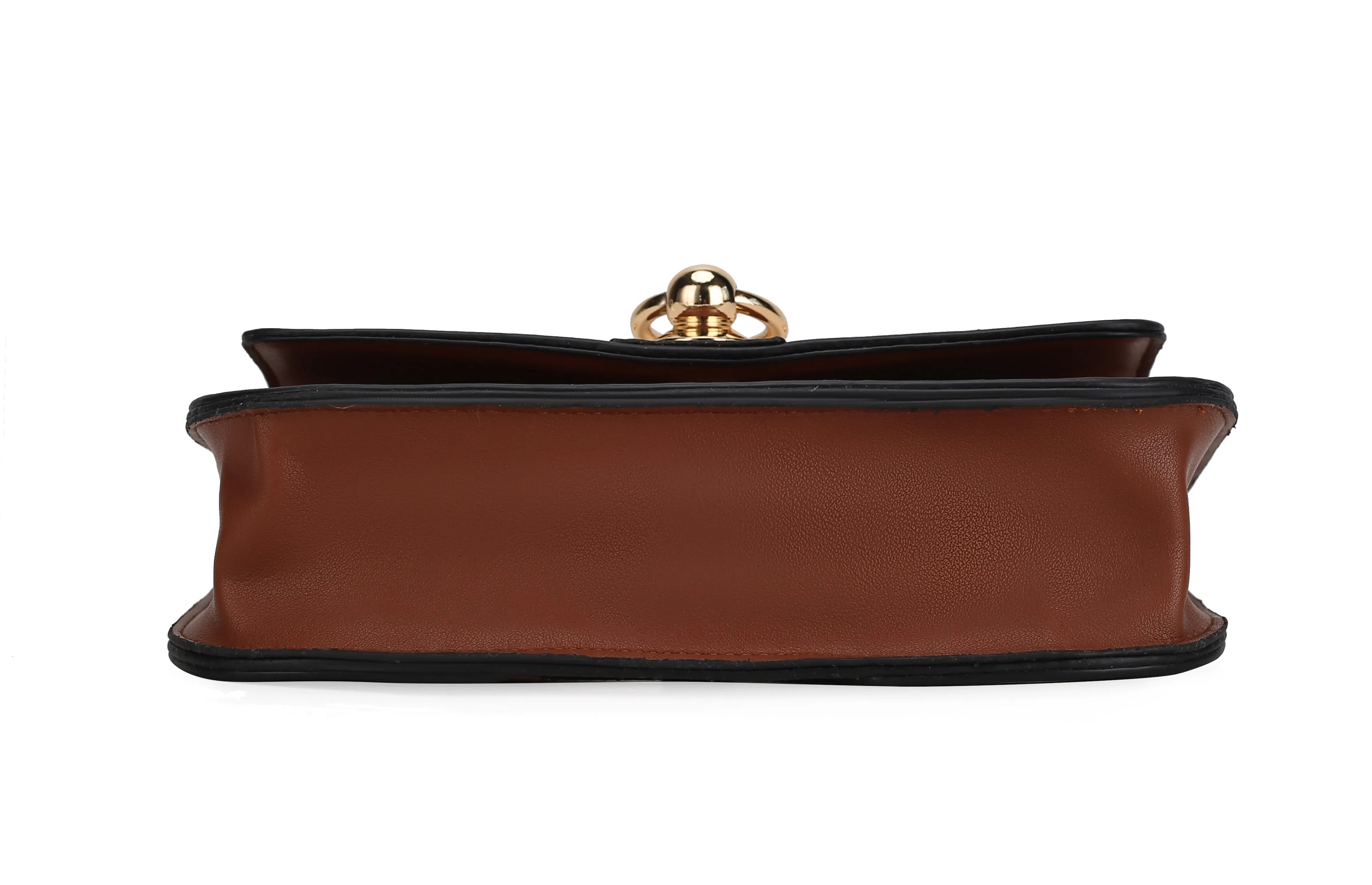 Jill Vegan Leather Womens Color Block Crossbody Bag