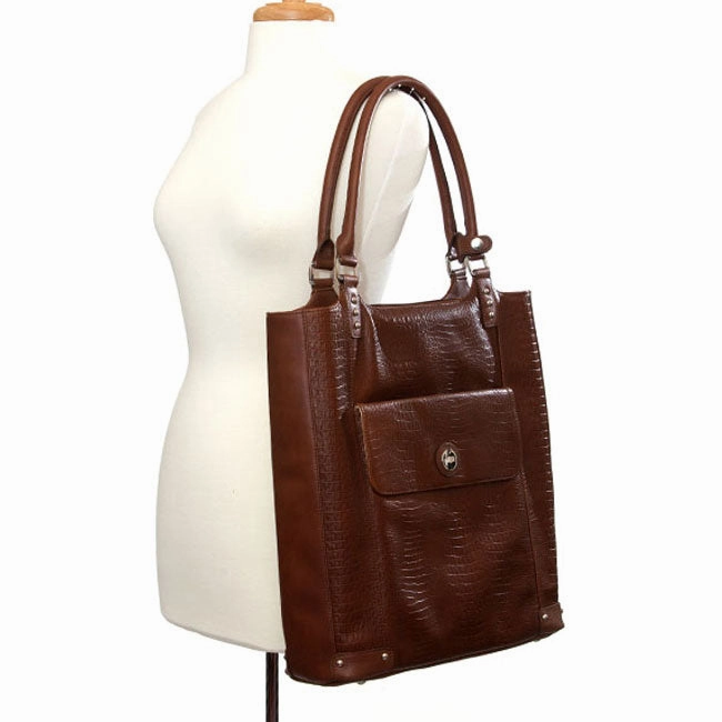 Jill-E Designs Jill-E Leather Laptop Tote