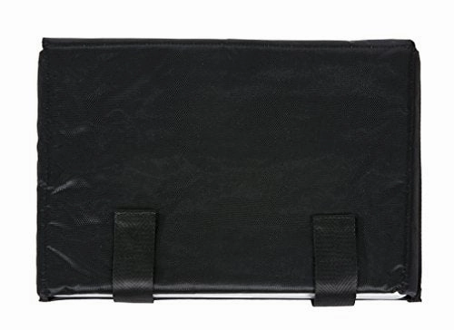 JKM and Company Timeless Black Alligator Crocodile Rolling Compatible with Computer iPad Tablet or Laptop Tote Carryall Bag (17" 17.3" inch)