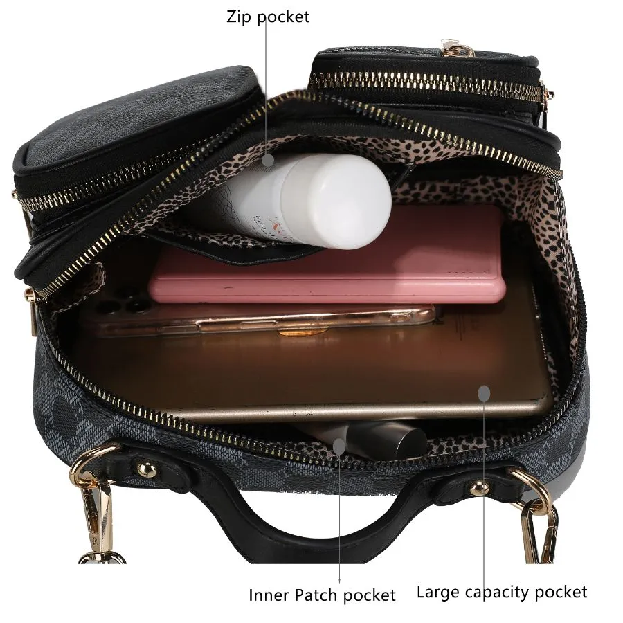 Jolene Multi Pocket Crossbody Bag