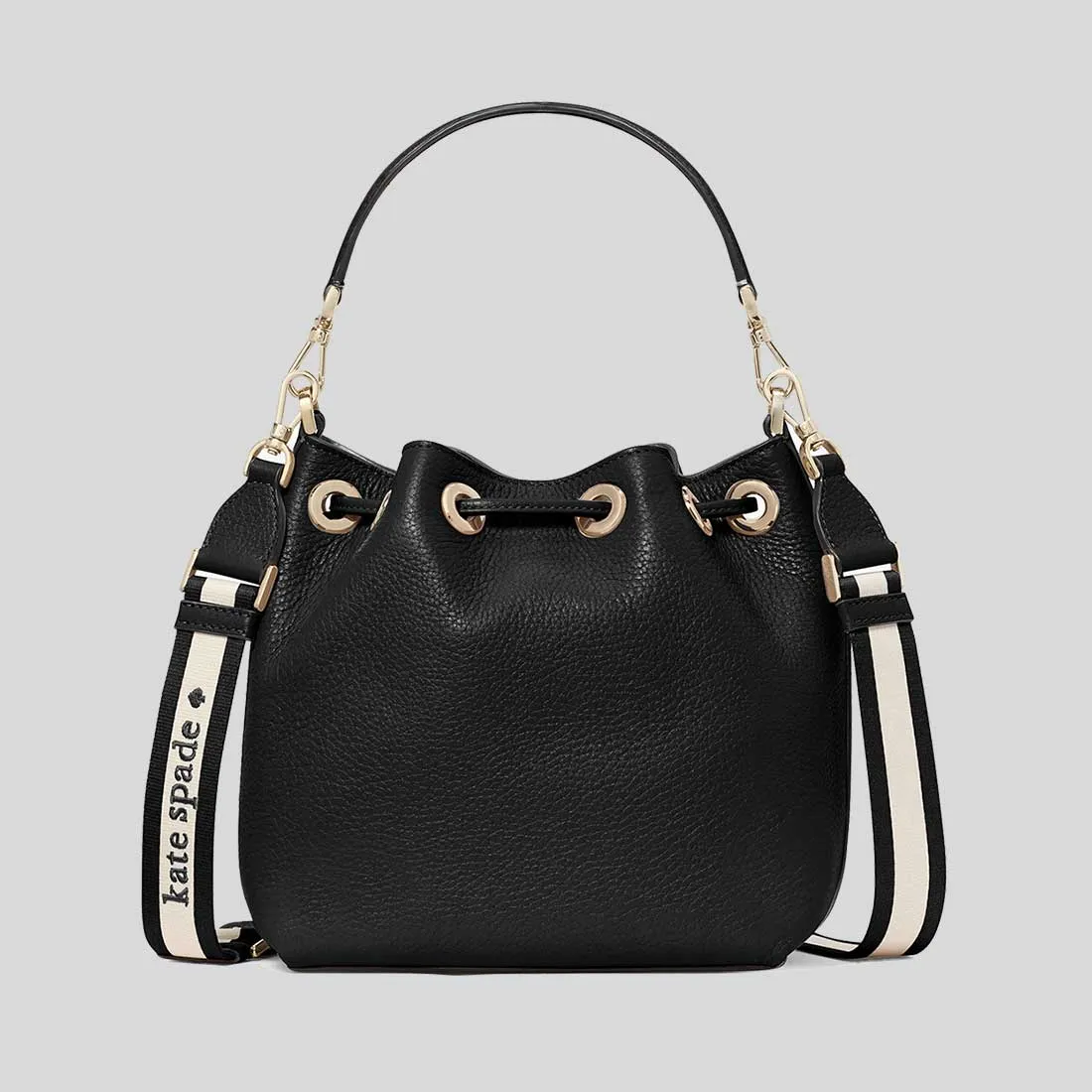 KATE SPADE Emma Small Bucket Bag Black KK071