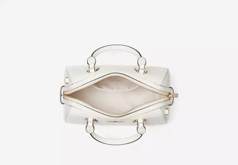 Kate Spade Madison Saffiano Leather Duffle Crossbodybag- Meringue