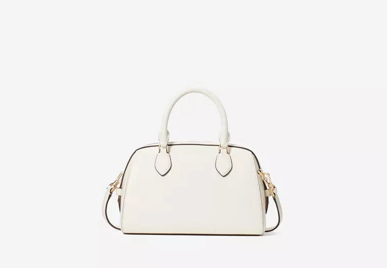 Kate Spade Madison Saffiano Leather Duffle Crossbodybag- Meringue