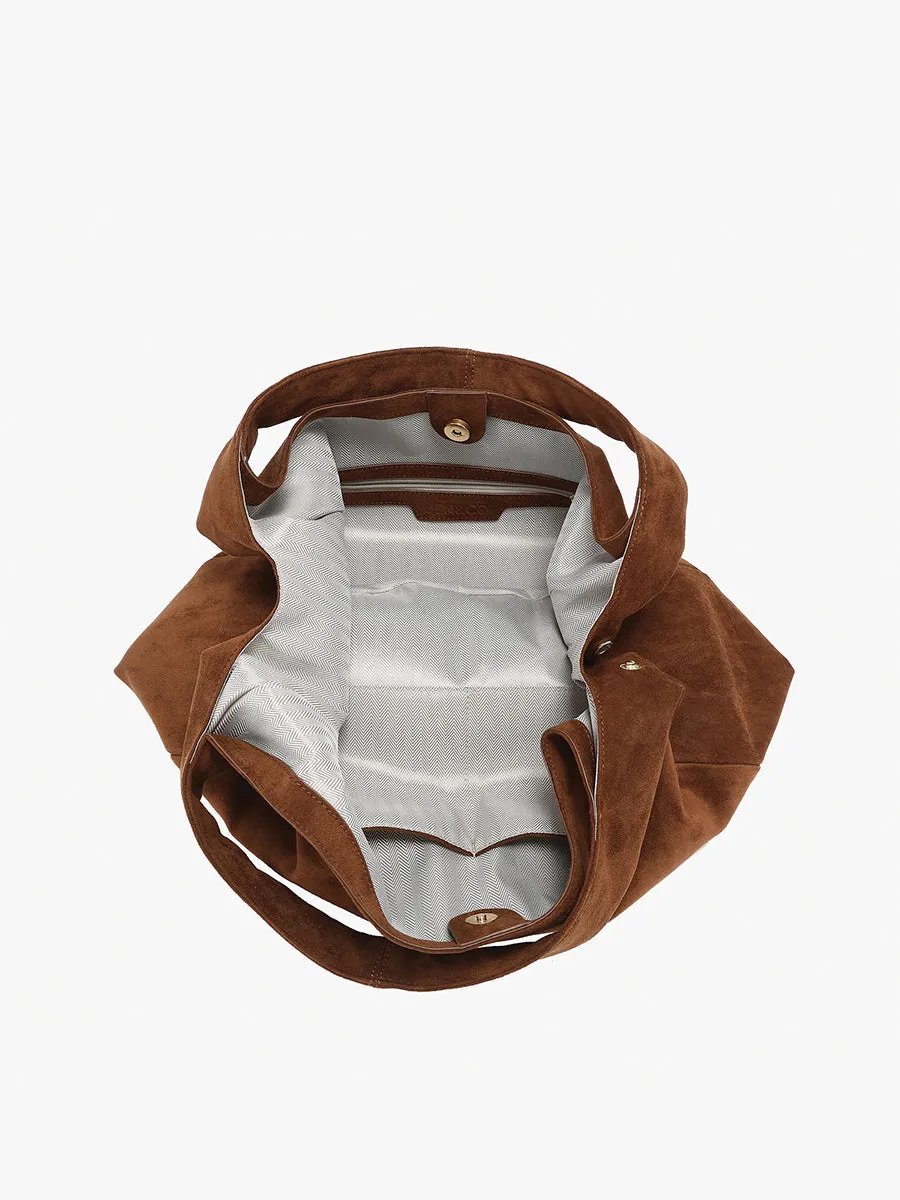 Katherine Slouchy Faux Suede Hobo