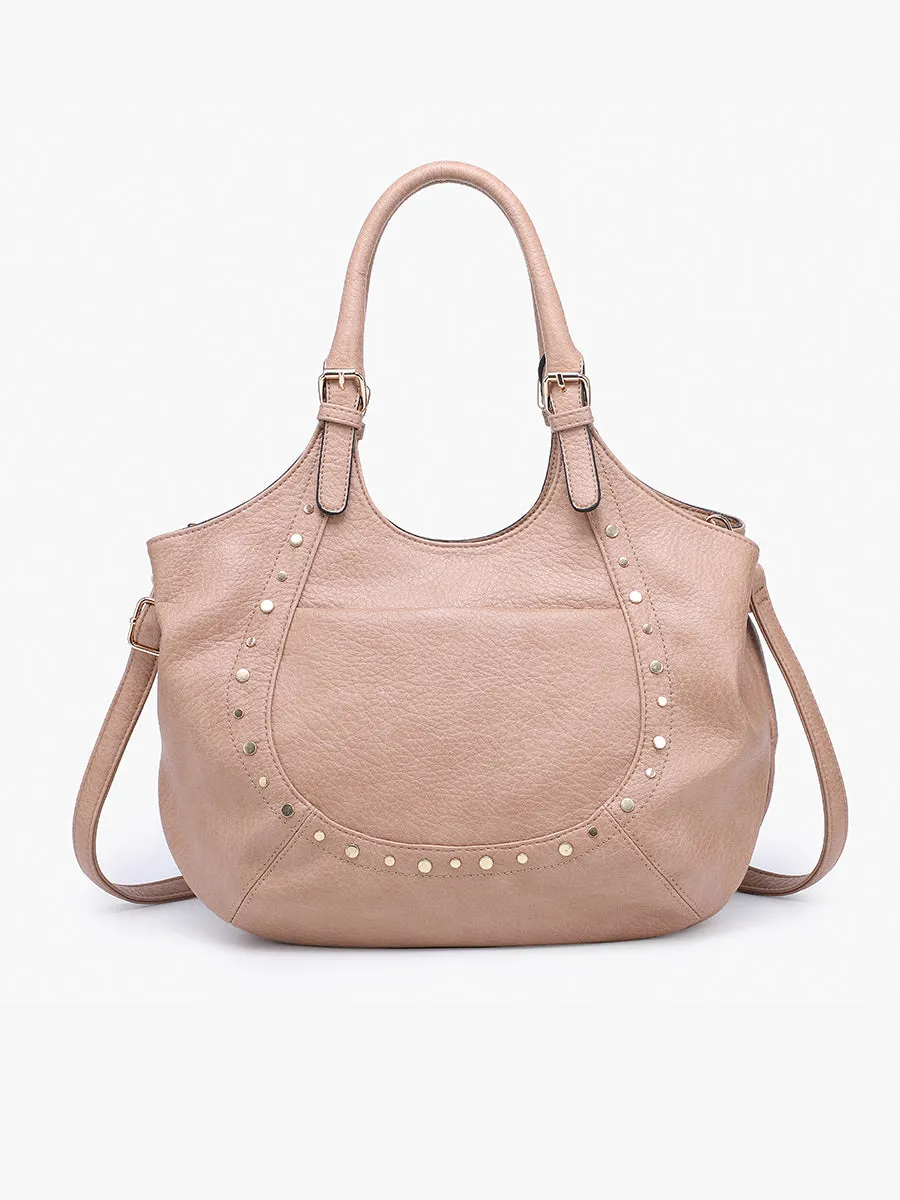 Kay Vegan Studded Hobo