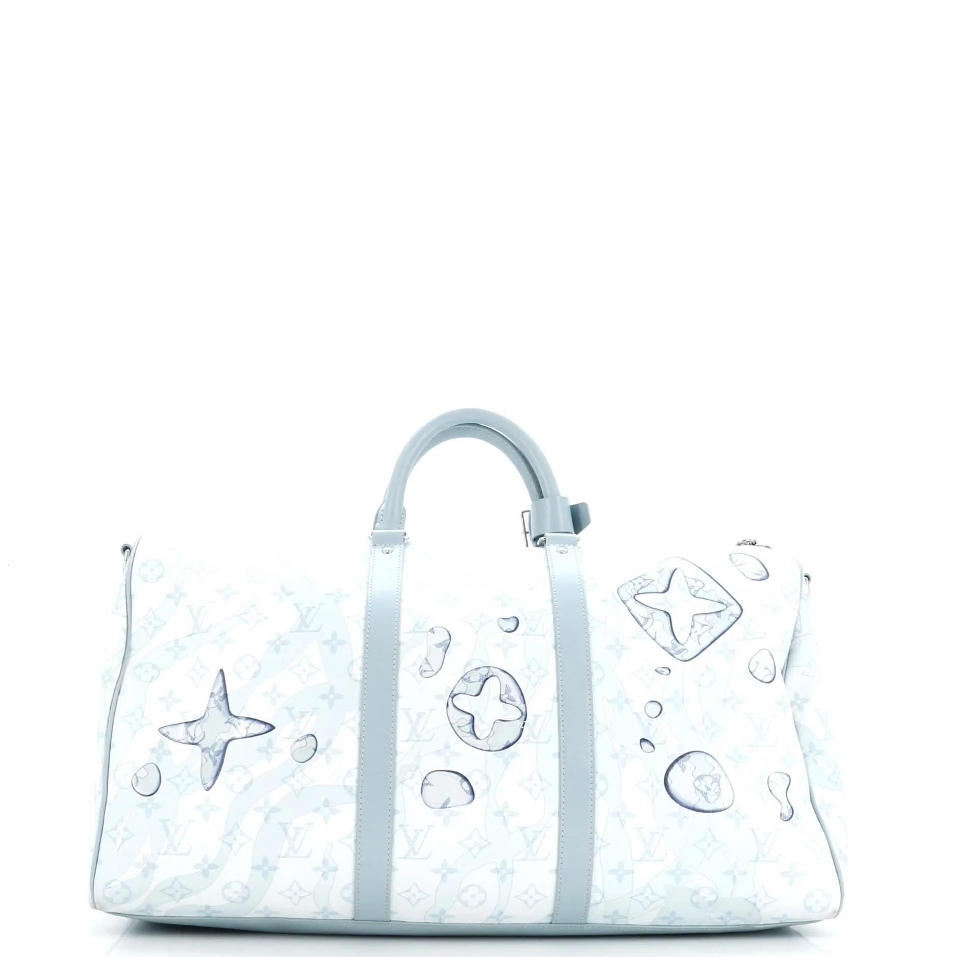 Keepall Bandouliere Bag Limited Edition Aquagarden Monogram Canvas 50