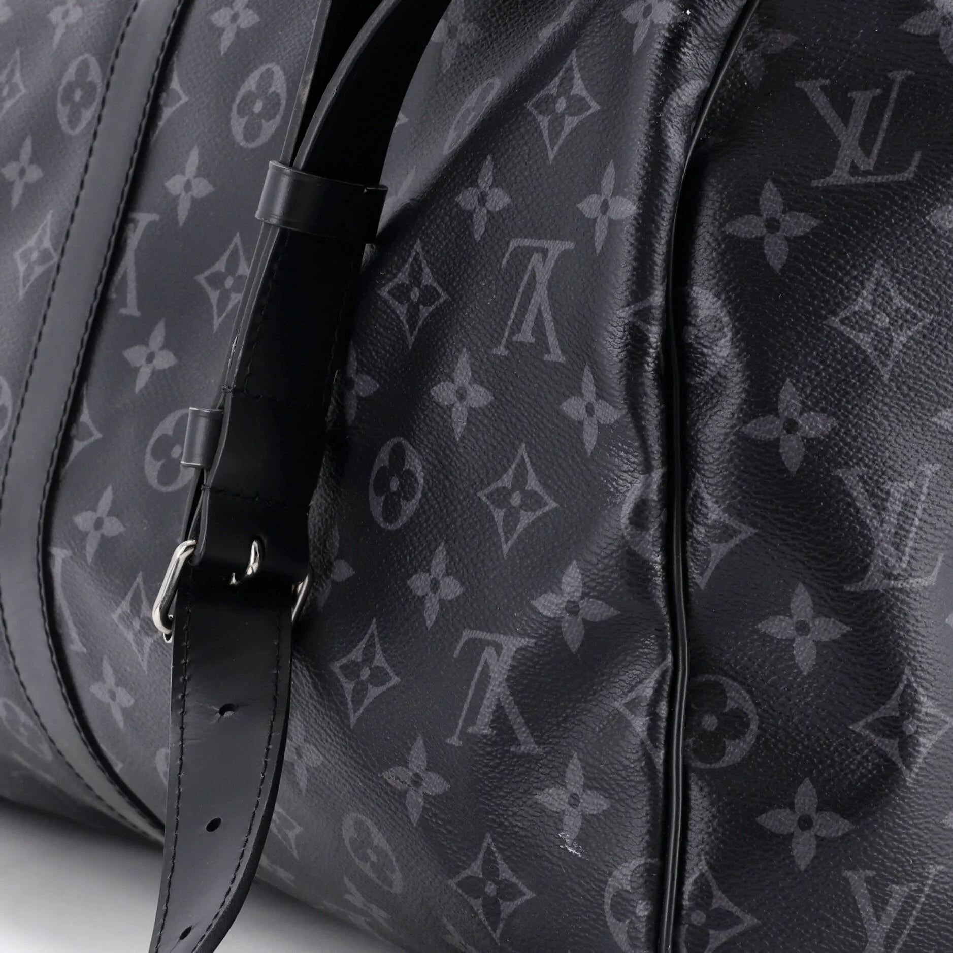 Keepall Bandouliere Bag Monogram Eclipse Canvas 55