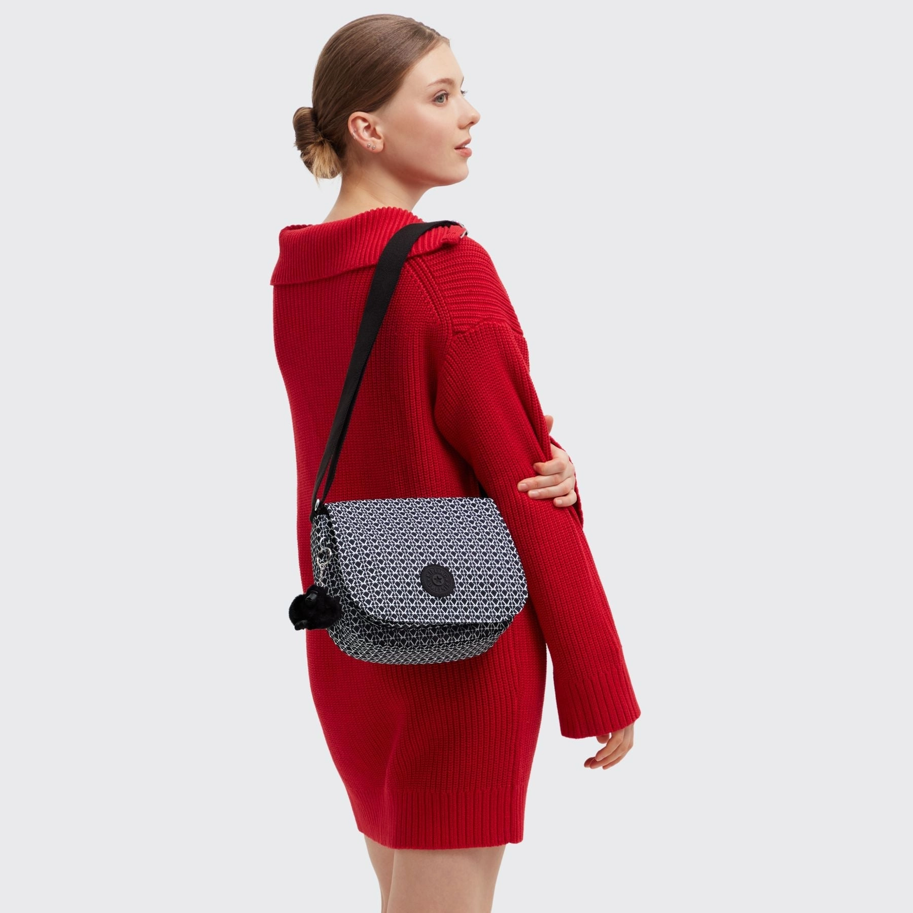Kipling Loreen Medium Printed Crossbody Bag - Signature Print