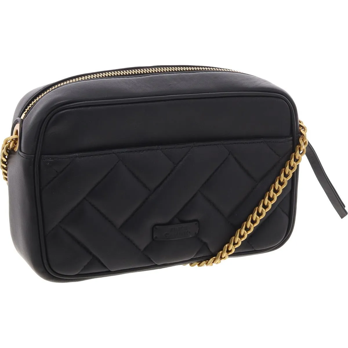 Kisho Womens Quilted Leather Crossbody Handbag