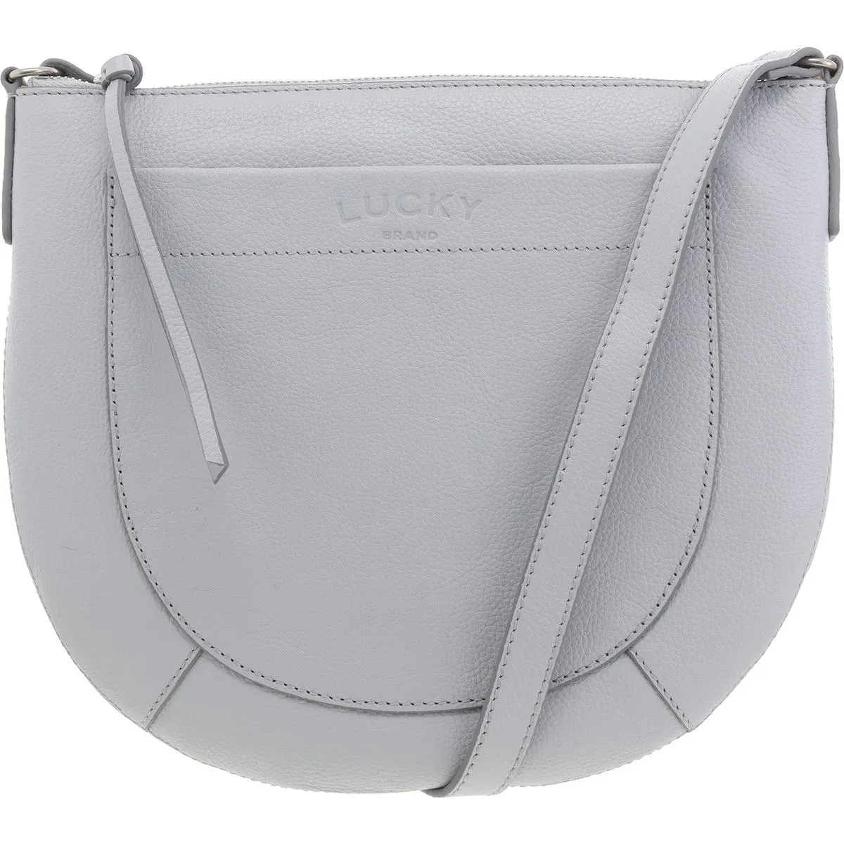 Kyla Womens Pocket Leather Crossbody Handbag