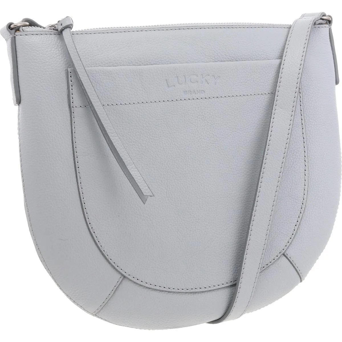 Kyla Womens Pocket Leather Crossbody Handbag