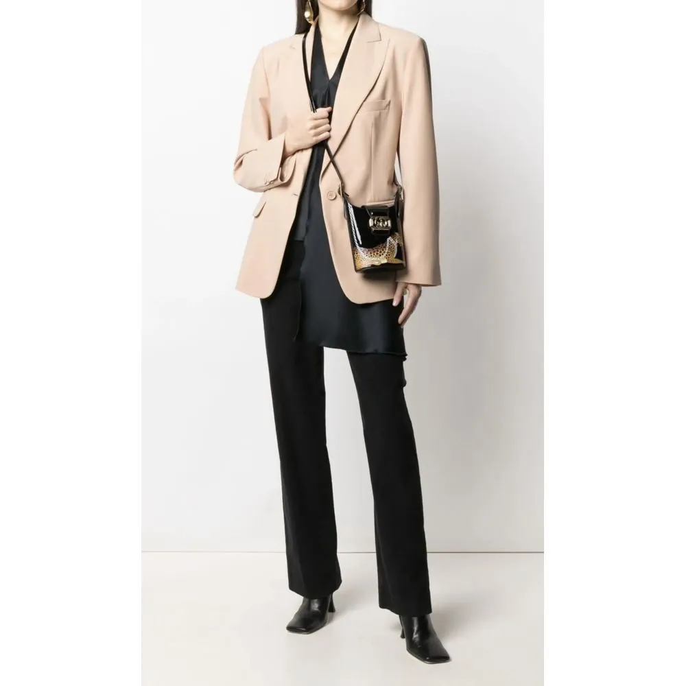 Lanvin Black Leather Crossbody Bag