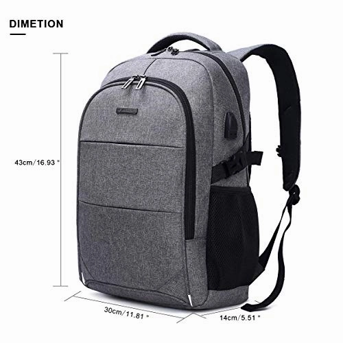 Laptop Backpack with USB Charging Port Travel Computer Bag for Women and Men Anti Theft Water