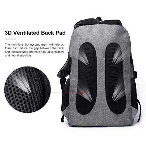 Laptop Backpack with USB Charging Port Travel Computer Bag for Women and Men Anti Theft Water