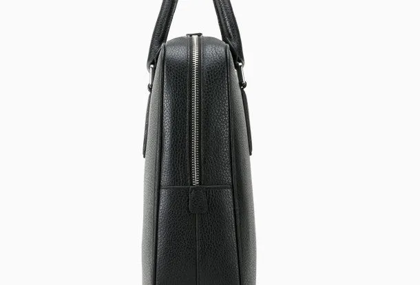 Leather mens Briefcase messenger Business Bag shoulder laptop bag
