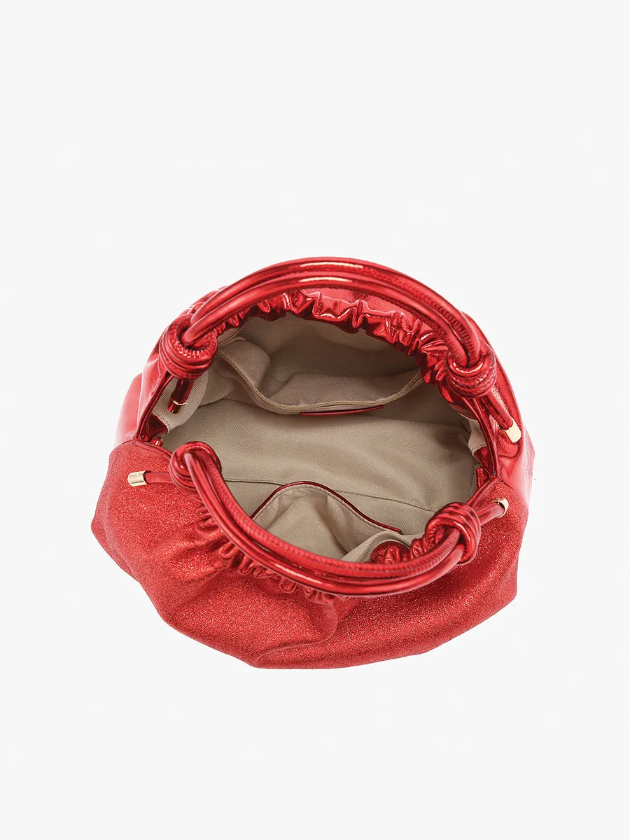 Lennox Vegan Glitter Clutch