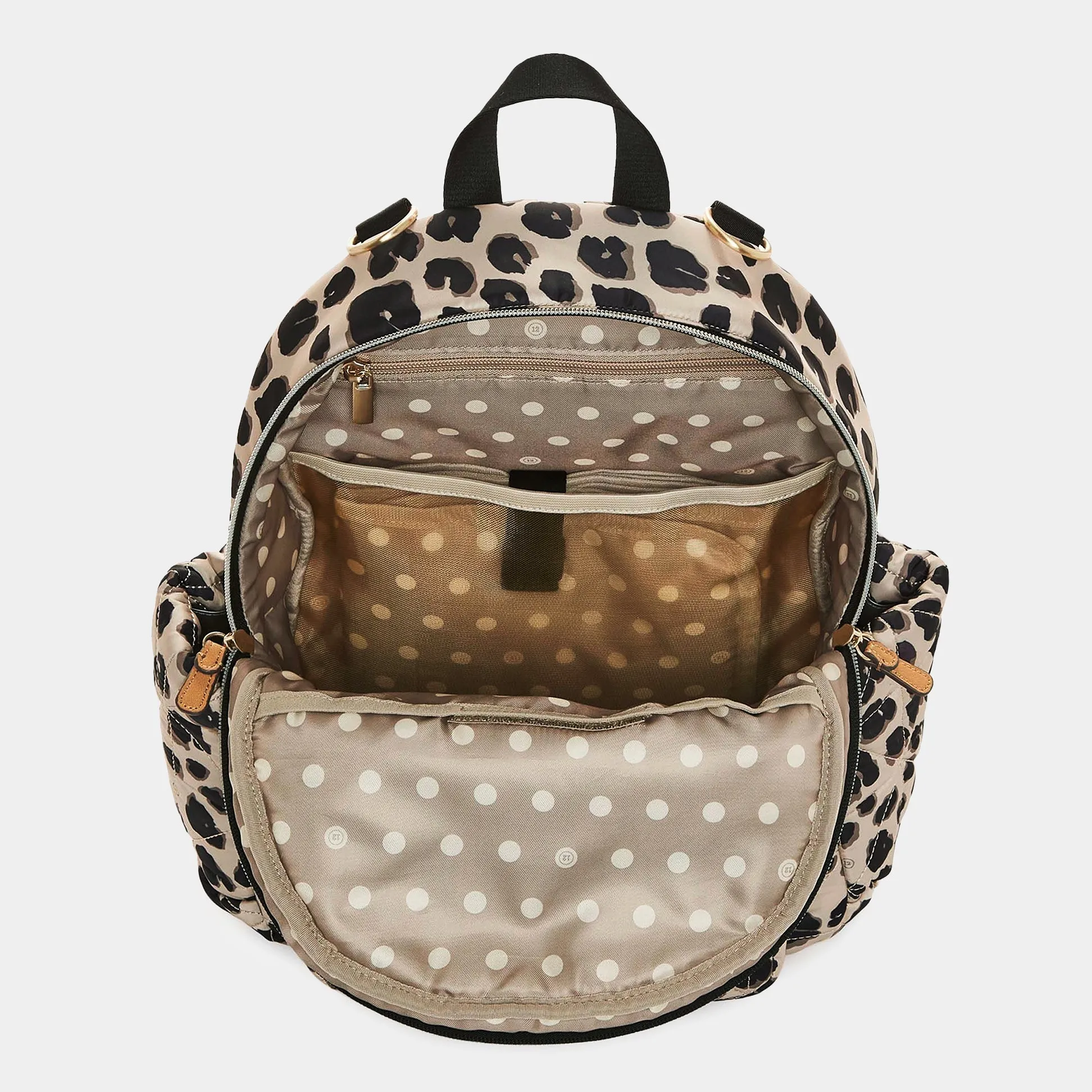 Little Companion Diaper Bag Backpack in Leopard Print 2.0