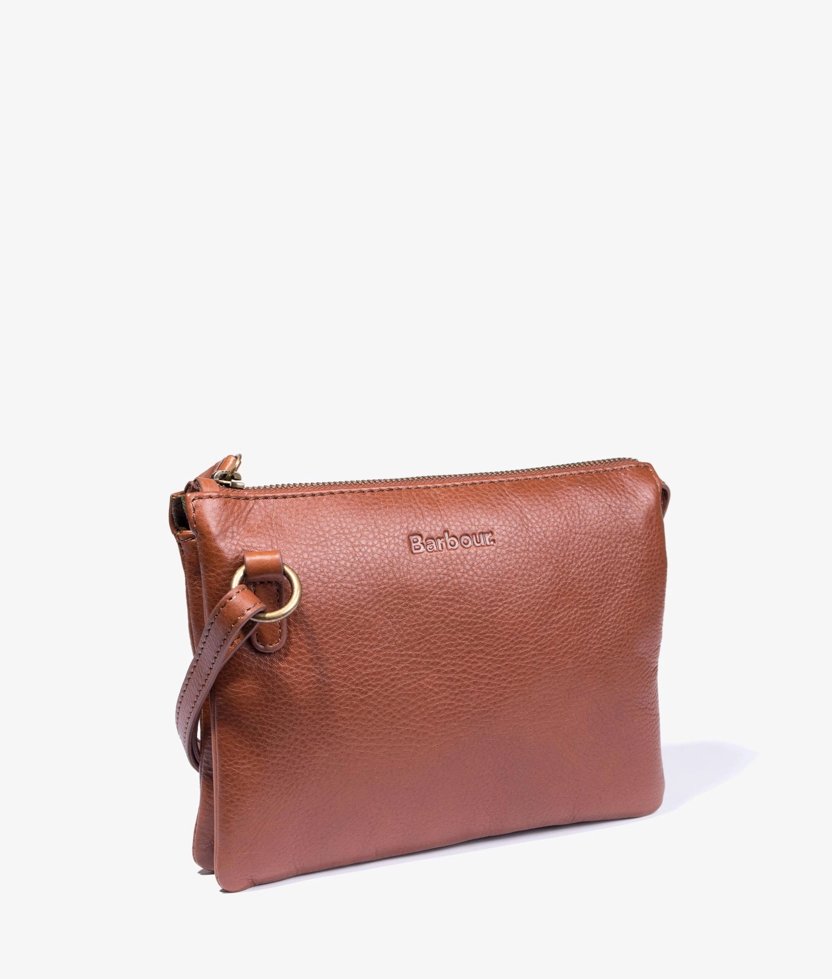 Lochy leather crossbody in brown