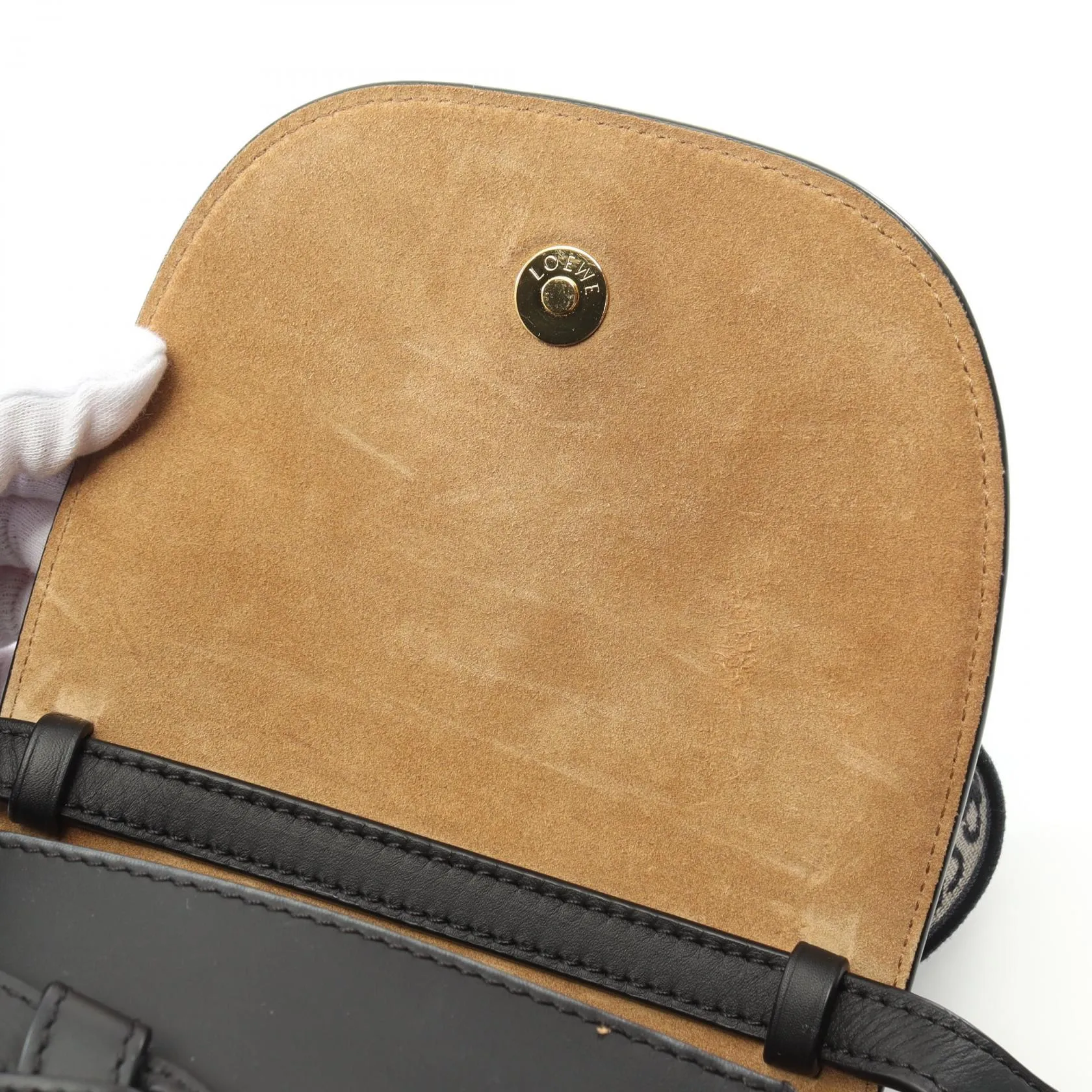 Loewe Gate Dual Mini Leather Shoulder Bag